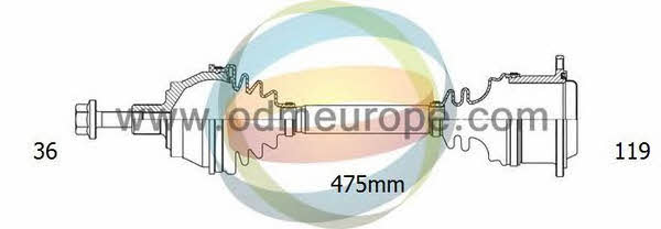 Odm-multiparts 18-211550 Wał napędowy 18211550: Dobra cena w Polsce na 2407.PL - Kup Teraz!