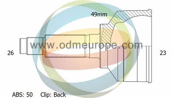 Odm-multiparts 12-041644 Шарнір рівних кутових швидкостей (ШРКШ) 12041644: Приваблива ціна - Купити у Польщі на 2407.PL!