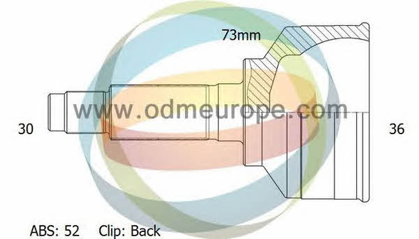 Odm-multiparts 12-080659 CV joint 12080659: Buy near me in Poland at 2407.PL - Good price!