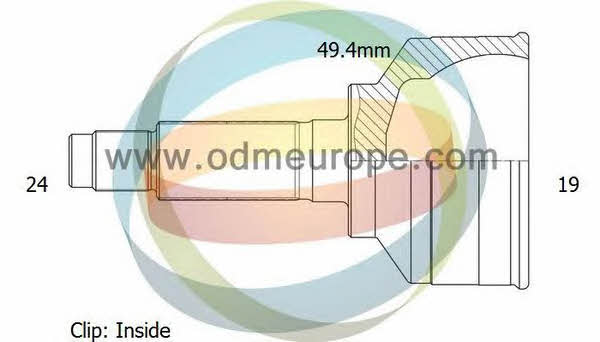 Odm-multiparts 12-090270 CV joint 12090270: Buy near me in Poland at 2407.PL - Good price!