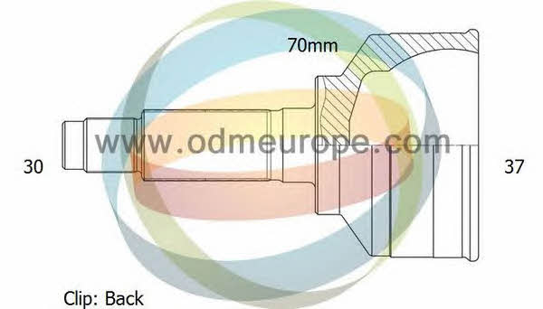 Odm-multiparts 12-141453 CV joint 12141453: Buy near me in Poland at 2407.PL - Good price!