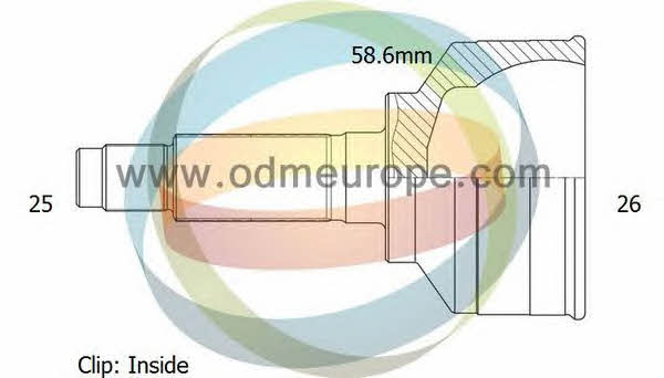 Odm-multiparts 12-161948 CV joint 12161948: Buy near me in Poland at 2407.PL - Good price!
