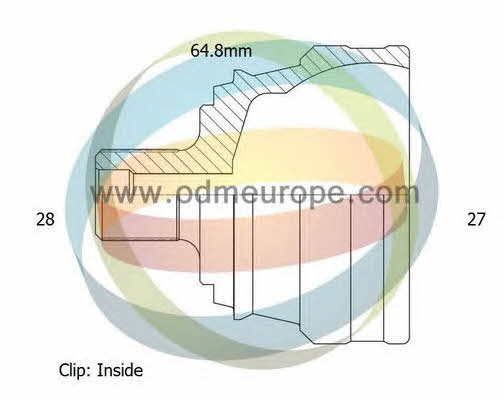 Odm-multiparts 12-211983 CV joint 12211983: Buy near me in Poland at 2407.PL - Good price!