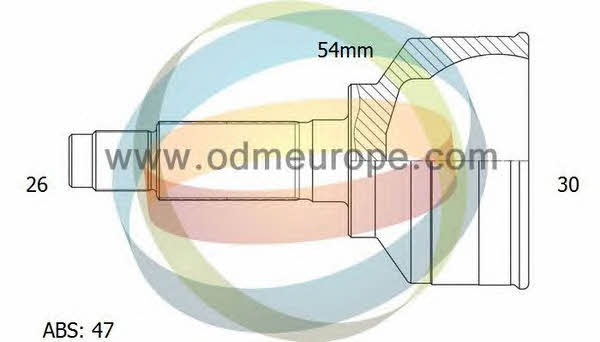 Odm-multiparts 12-221786 CV joint 12221786: Buy near me in Poland at 2407.PL - Good price!