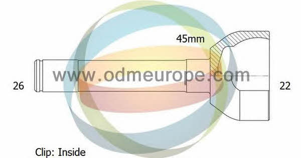 Odm-multiparts 12-300709 Przegub homokinetyczny 12300709: Dobra cena w Polsce na 2407.PL - Kup Teraz!