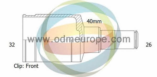 Odm-multiparts 14-016020 CV joint 14016020: Buy near me in Poland at 2407.PL - Good price!