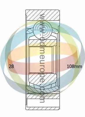 Odm-multiparts 14-146060 CV joint 14146060: Buy near me in Poland at 2407.PL - Good price!