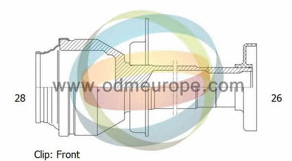 Odm-multiparts 14-216089 CV joint 14216089: Buy near me in Poland at 2407.PL - Good price!