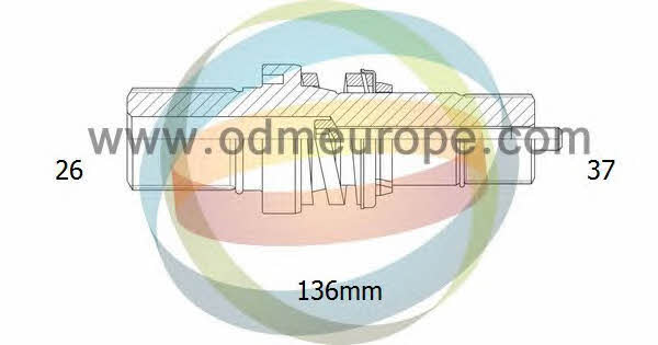 Odm-multiparts 16-210010 Drive shaft 16210010: Buy near me in Poland at 2407.PL - Good price!
