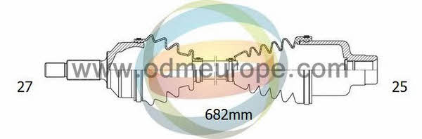 Odm-multiparts 18-073060 Drive shaft 18073060: Buy near me in Poland at 2407.PL - Good price!