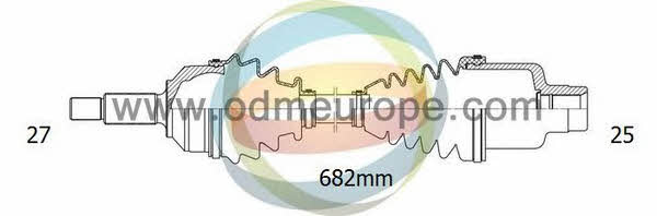 Odm-multiparts 18-073060 Вал приводной 18073060: Отличная цена - Купить в Польше на 2407.PL!