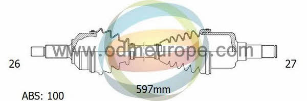 Odm-multiparts 18-272012 Вал привідний 18272012: Приваблива ціна - Купити у Польщі на 2407.PL!