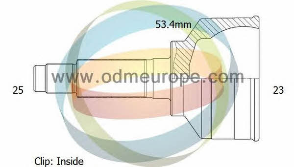 Odm-multiparts 12-011968 CV joint 12011968: Buy near me in Poland at 2407.PL - Good price!