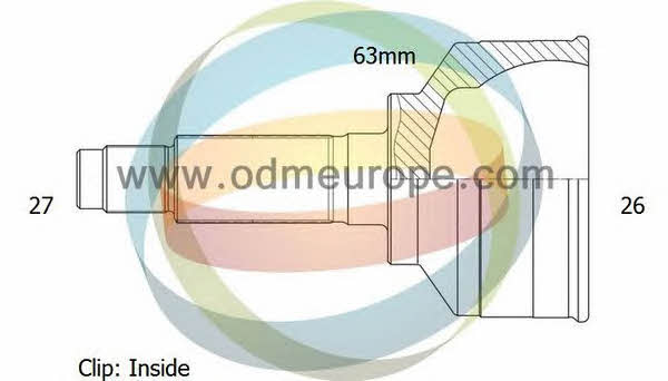 Odm-multiparts 12-011969 CV joint 12011969: Buy near me in Poland at 2407.PL - Good price!