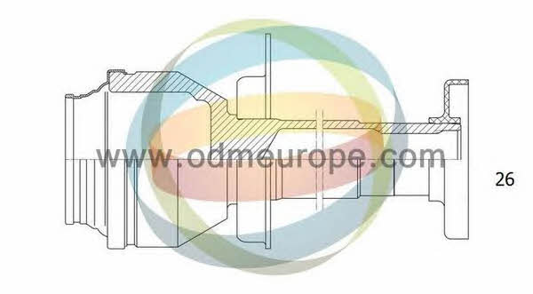 Odm-multiparts 14-216107 CV joint 14216107: Buy near me in Poland at 2407.PL - Good price!