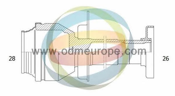 Odm-multiparts 14-216106 CV joint 14216106: Buy near me in Poland at 2407.PL - Good price!