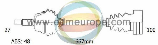 Odm-multiparts 18-342161 Вал приводной 18342161: Отличная цена - Купить в Польше на 2407.PL!