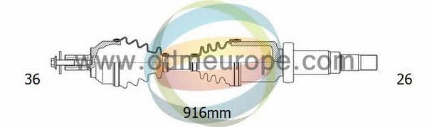 Odm-multiparts 18-012780 Wał napędowy 18012780: Atrakcyjna cena w Polsce na 2407.PL - Zamów teraz!