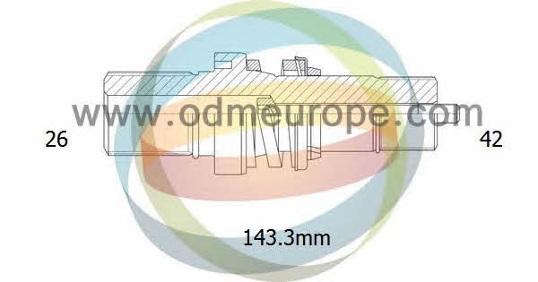 Odm-multiparts 16-210090 Drive shaft 16210090: Buy near me in Poland at 2407.PL - Good price!