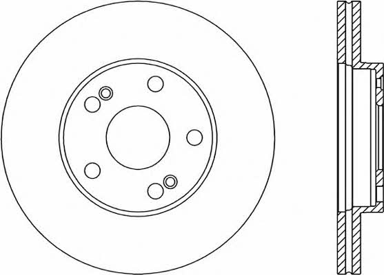 Open parts BDR1465.20 Front brake disc ventilated BDR146520: Buy near me in Poland at 2407.PL - Good price!