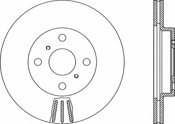 Open parts BDR1877.20 Front brake disc ventilated BDR187720: Buy near me in Poland at 2407.PL - Good price!