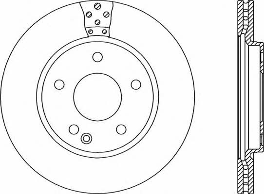 Open parts BDR1951.20 Диск тормозной BDR195120: Отличная цена - Купить в Польше на 2407.PL!