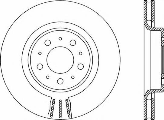 Open parts BDR1965.20 Wentylowana przednia tarcza hamulcowa BDR196520: Dobra cena w Polsce na 2407.PL - Kup Teraz!