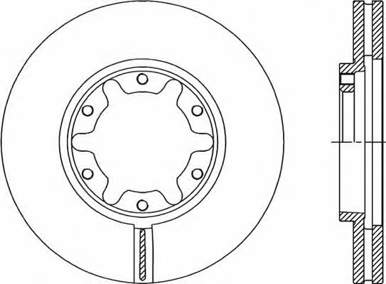 Open parts BDR2051.20 Wentylowana przednia tarcza hamulcowa BDR205120: Atrakcyjna cena w Polsce na 2407.PL - Zamów teraz!