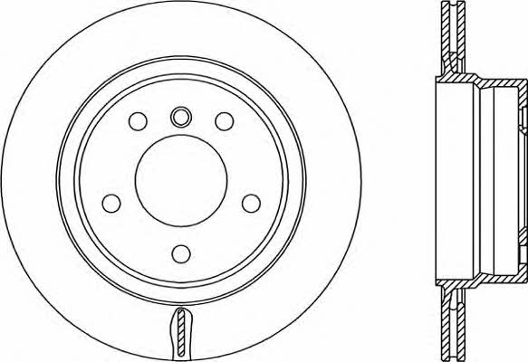 Open parts BDR2331.20 Rear ventilated brake disc BDR233120: Buy near me in Poland at 2407.PL - Good price!