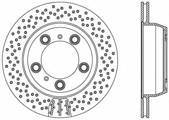 Open parts BDR2502.25 Rear ventilated brake disc BDR250225: Buy near me at 2407.PL in Poland at an Affordable price!