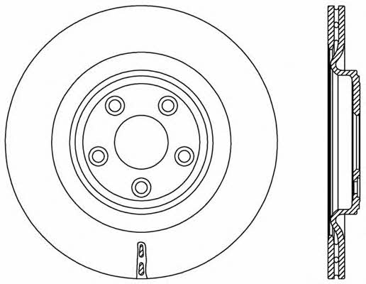 Open parts BDR2578.20 Rear ventilated brake disc BDR257820: Buy near me at 2407.PL in Poland at an Affordable price!