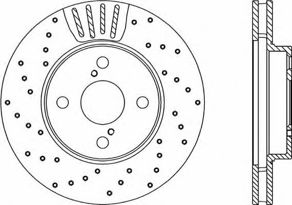 Open parts BDRS2292.25 Wentylowana przednia tarcza hamulcowa BDRS229225: Dobra cena w Polsce na 2407.PL - Kup Teraz!