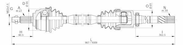 Open parts DRS6242.00 Wał napędowy DRS624200: Dobra cena w Polsce na 2407.PL - Kup Teraz!