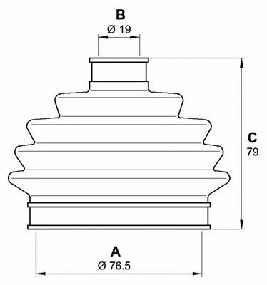 Open parts SJK7019.00 Пильник привідного валу SJK701900: Приваблива ціна - Купити у Польщі на 2407.PL!