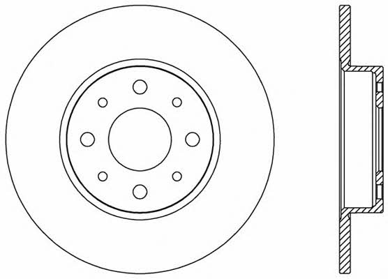 Open parts BDA2564.10 Tarcza hamulcowa tylna, niewentylowana BDA256410: Dobra cena w Polsce na 2407.PL - Kup Teraz!