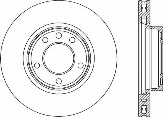 Open parts BDR2193.20 Front brake disc ventilated BDR219320: Buy near me in Poland at 2407.PL - Good price!