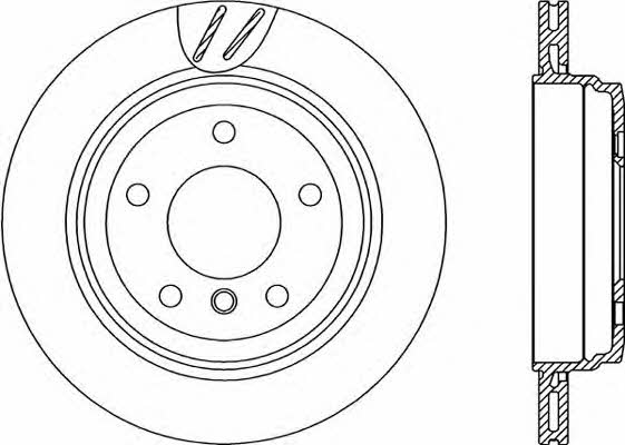 Open parts BDR2243.20 Wentylowana tarcza hamulcowa z tyłu BDR224320: Dobra cena w Polsce na 2407.PL - Kup Teraz!