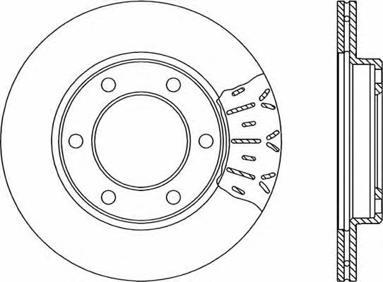 Open parts BDR1833.20 Brake disc BDR183320: Buy near me at 2407.PL in Poland at an Affordable price!