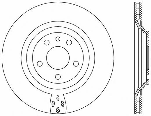 Open parts BDR2476.20 Rear ventilated brake disc BDR247620: Buy near me in Poland at 2407.PL - Good price!