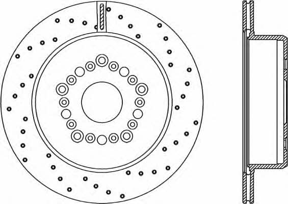 Open parts BDRS1568.25 Brake disc BDRS156825: Buy near me in Poland at 2407.PL - Good price!