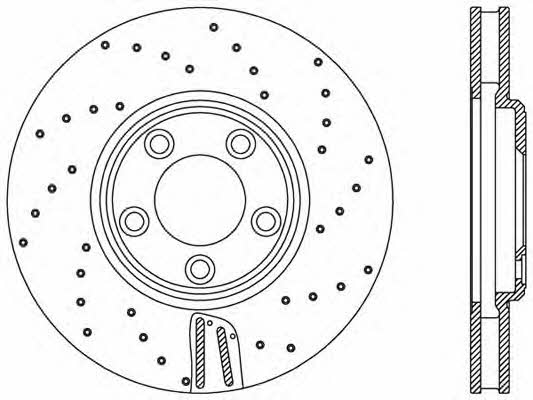 Open parts BDRS2357.25 Brake disc BDRS235725: Buy near me in Poland at 2407.PL - Good price!