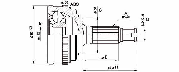 Open parts CVJ5130.10 Przegub homokinetyczny CVJ513010: Dobra cena w Polsce na 2407.PL - Kup Teraz!