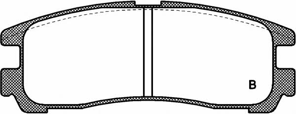 Open parts BPA0291.02 Гальмівні колодки, комплект BPA029102: Приваблива ціна - Купити у Польщі на 2407.PL!