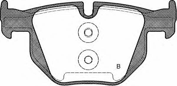 Open parts BPA0381.70 Гальмівні колодки, комплект BPA038170: Приваблива ціна - Купити у Польщі на 2407.PL!