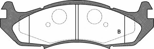 Open parts BPA0463.00 Тормозные колодки дисковые, комплект BPA046300: Отличная цена - Купить в Польше на 2407.PL!