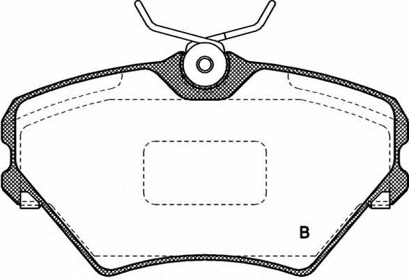 Open parts BPA0485.02 Brake Pad Set, disc brake BPA048502: Buy near me in Poland at 2407.PL - Good price!