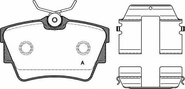 Open parts BPA0591.20 Klocki hamulcowe, zestaw BPA059120: Dobra cena w Polsce na 2407.PL - Kup Teraz!