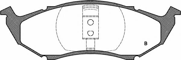 Open parts BPA0610.00 Scheibenbremsbeläge, Set BPA061000: Kaufen Sie zu einem guten Preis in Polen bei 2407.PL!