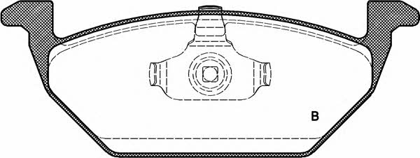 Open parts BPA0633.41 Brake Pad Set, disc brake BPA063341: Buy near me in Poland at 2407.PL - Good price!