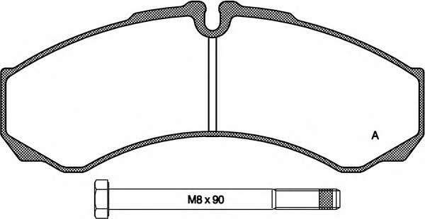 Open parts BPA0651.00 Гальмівні колодки, комплект BPA065100: Приваблива ціна - Купити у Польщі на 2407.PL!